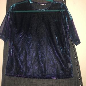 Iridescent top